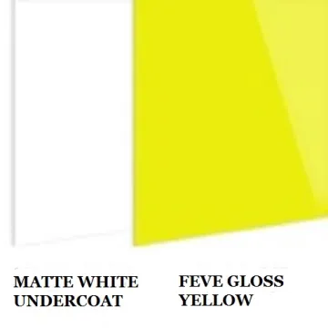 High Glossy Yellow Aluminum Sheet Plate 1.6mm