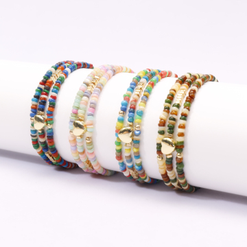 Bohemian Bead Jewelry Wholesale: Customizable Multi-Color Necklace & Bracelet Sets