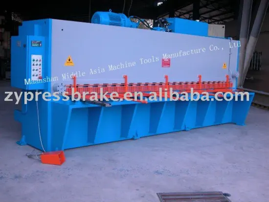 CNC shearing machine/servo NC guillotine shear machine
