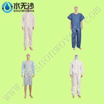 Disposable Elastic/Knitted Cuff Protective Overalls