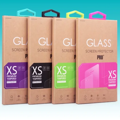 Retail display box for temper glass package