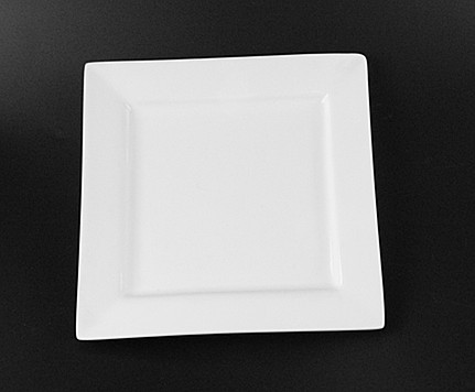 White porcelain plate