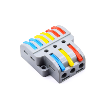 LT-633 3 In 6 Out 3 Poles Butt Terminal Block