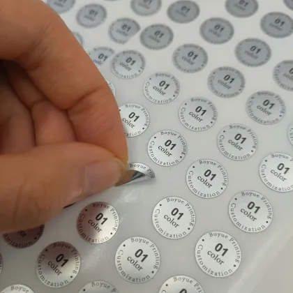 Transparent Kiss Cut Stickers for License Plate Concealment