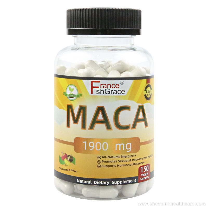 Organic Maca Supplement Men strength Maca Root Capsules