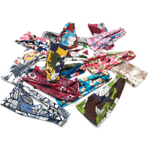 55 color Cotton hairband Women Stretch Turban Hair Accessories Headwear Yoga Run Bandage Hair Bands Headbands Wide Headwrap