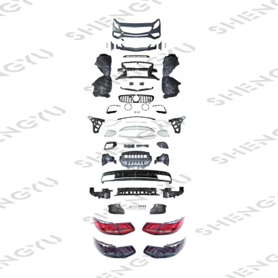 Body Kit Front Bumper Grille Taillight for Benz S Coupe C217 2015-2021 to S63 S65 AMG Style