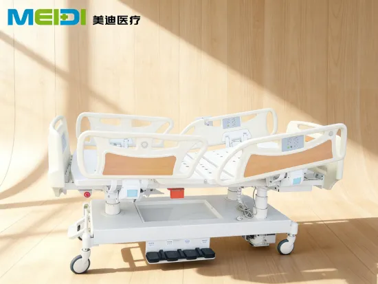 Customizable Three-Column Electric Lift Hospital Bed, High-End Minimalist Style