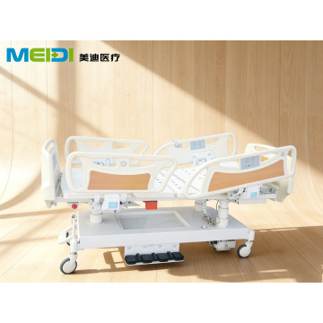 Customizable Three-Column Electric Lift Hospital Bed, High-End Minimalist Style