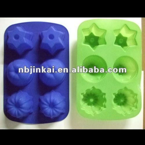 6 Cup Silicone cake mold