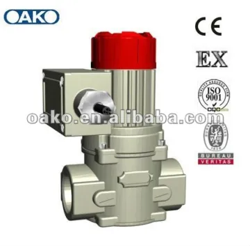 Solenoid valve with manual override for industrial use