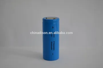 3.2v rechargeable 3000mah 26650 type lifepo4 lithium battery cell