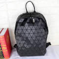 New casual rhomboid backpack casual fashion geometric student backpack with large capacity