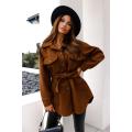 Women's Winter Trench Coats Lapel Outwear