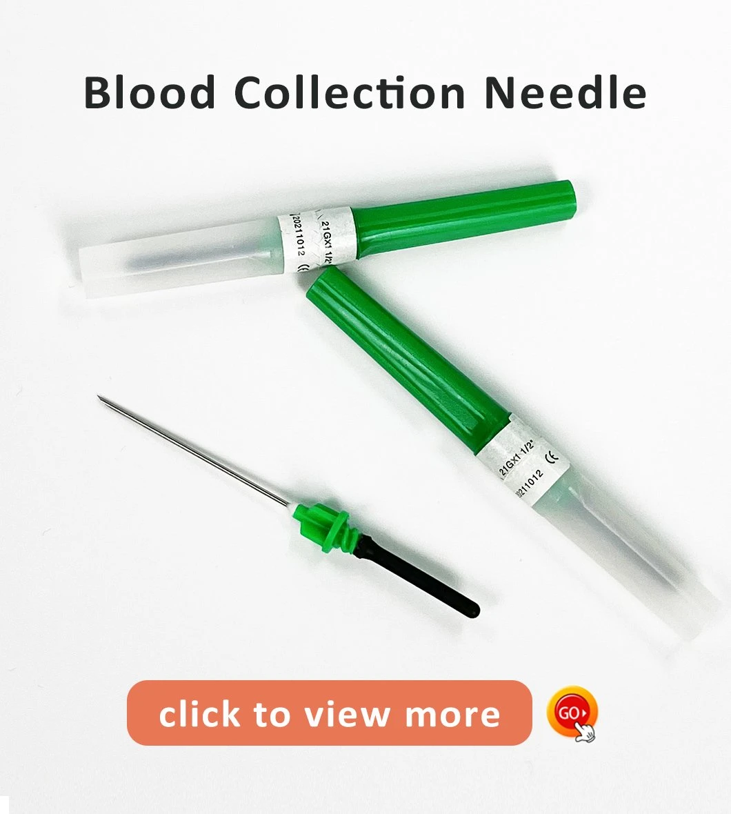 Hot Sale Medical Aiguille et tube de prélèvement sanguin sous vide jetables
