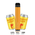 Lensen 1500puffs 850mAh 전자 담배 배터리 일회용 vape