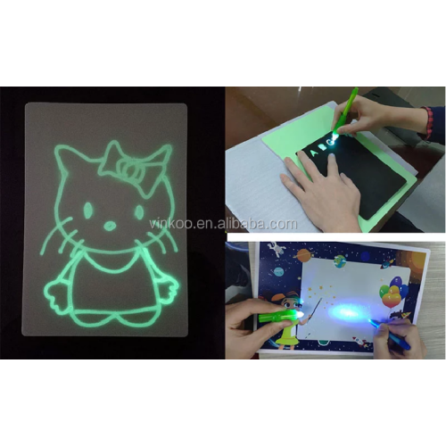 Suron Magic Fluorescent Light Drawing Table para niños