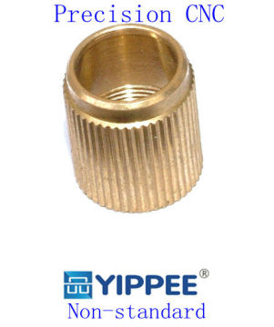 CNC hardware fitting precision engieering electronics brass machining part OEM nut