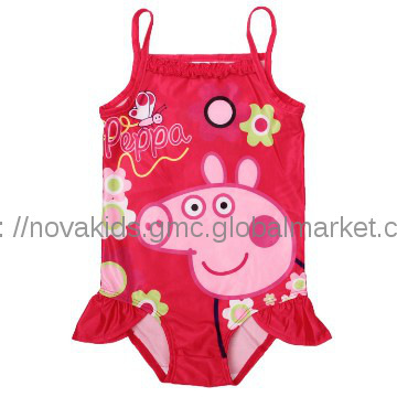 children swimwear peppa pig swim wear 2014 new style fresh stock