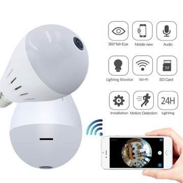 Mini Gizli Wifi Ampul CCTV Kamera