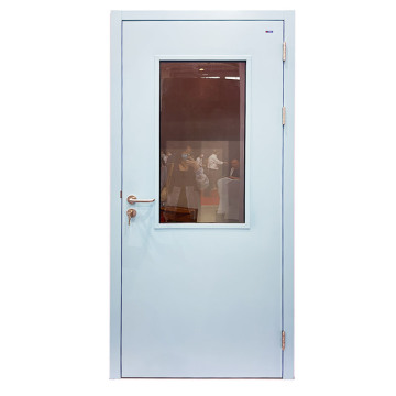 Custom Fire-Resistant HPL Clean Room Hospital Door - Single Door with Aluminum and Steel