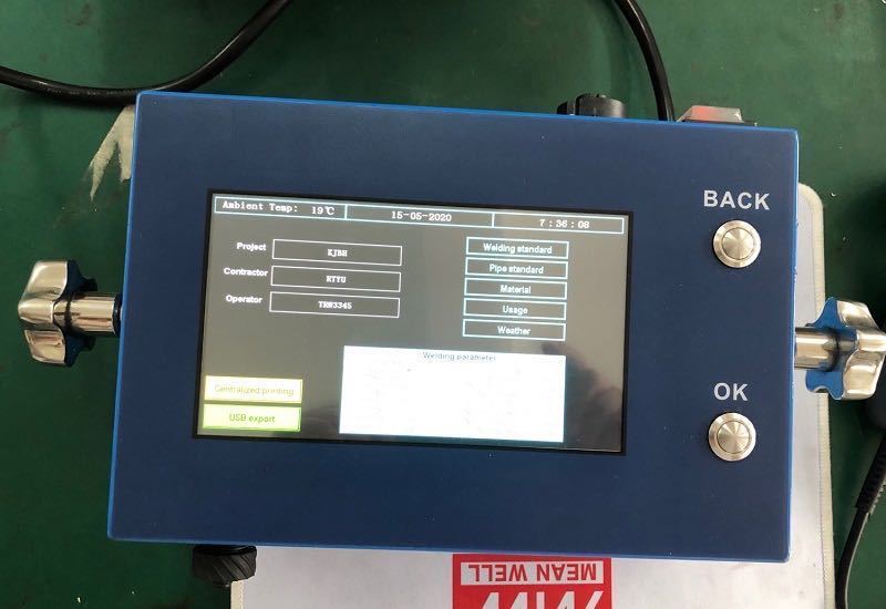 HDPE Pipe Butt Fusion Machine with Data Logger
