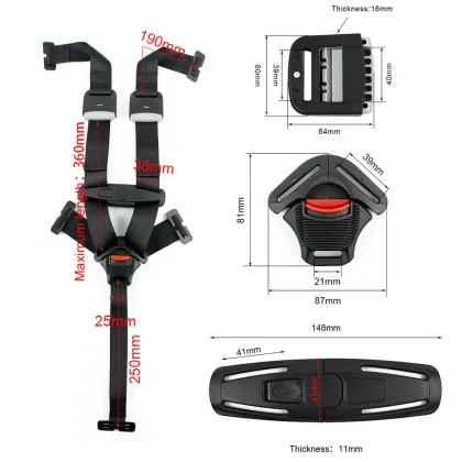 5 Point Baby Safety Belt for Car Seats