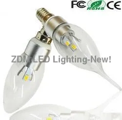 hot sell new design ceramic led candle light E14