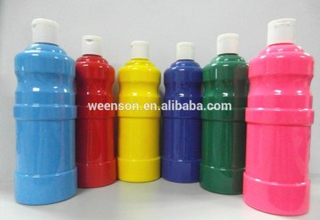 500ml non-toxic non-washable acrylic paint, fabric paint, textile paint