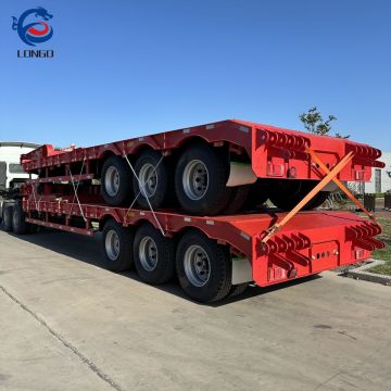 Factory Supplier: 3-Axle Gooseneck Lowbed Semi Trailer