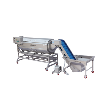 1.5T/h Potato Continuous Roller Peeler for vegetable