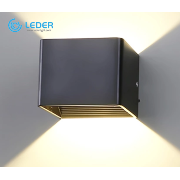 LEDER 5W Black LED Indoor Wall Lamp