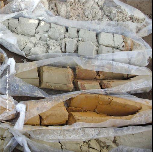 Sonic sound drilling rig coring layer samples Sonic sound drilling rig coring layer samples
