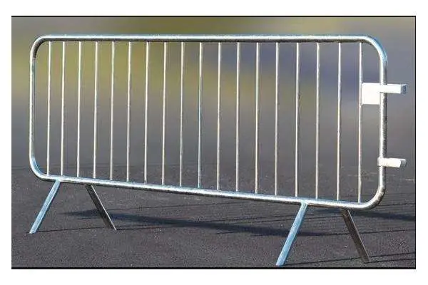 Safety Crowd Control Barriers with Flat Feet