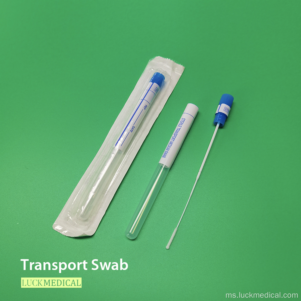 Swab pengangkutan bakteria plastik