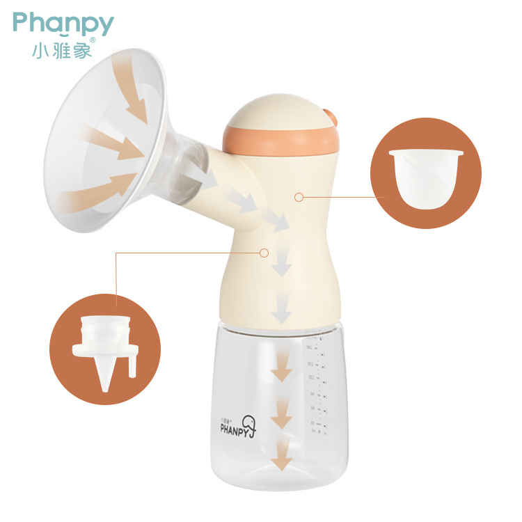 Extractor de leche eléctrico unilateral Pro mejorado-Tawny