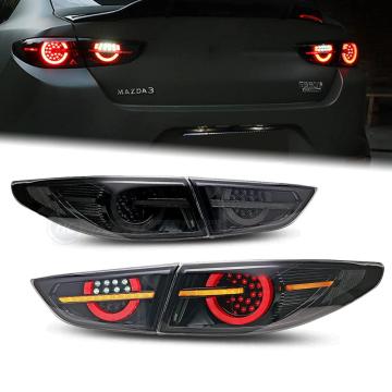 LED Sequential Tail Lights for Mazda 3 2019-2022 Sedan Animation Rear Lamps