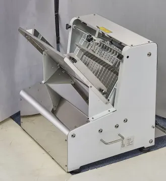 Commercial Bun Sliced Hamburger Cutting Big Capacity Cutter Machine Bakery Bread Slicer
