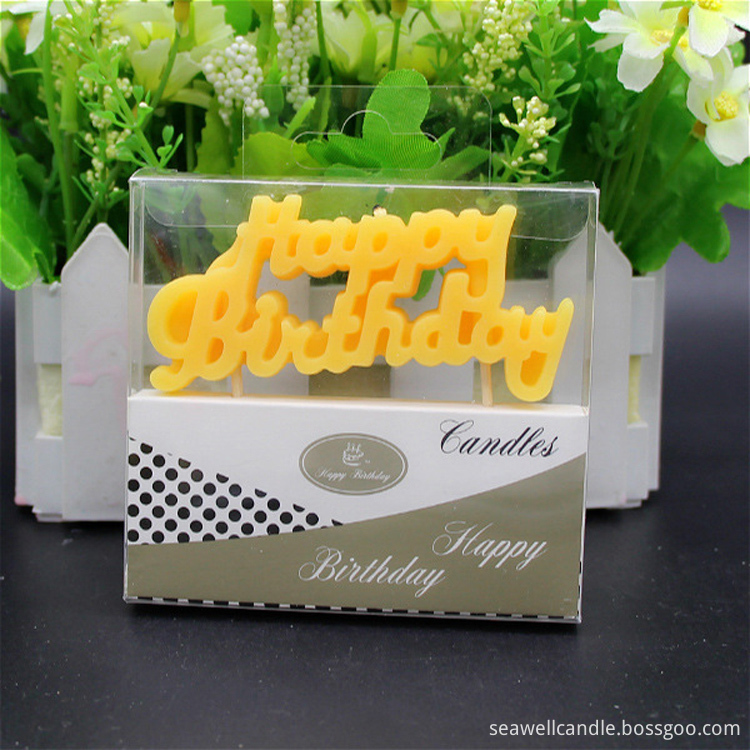 Letter Birthday Candles