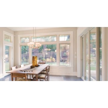 China Doors and windows double large glass fixed french Manufactory