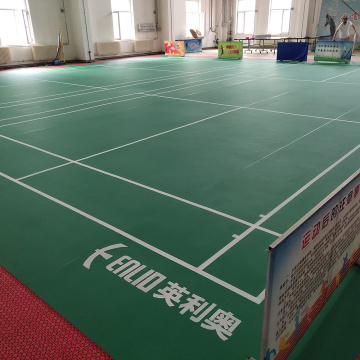 Tikar Gelanggang Badminton PVC Tertutup Enlio dengan Sijil Bwf
