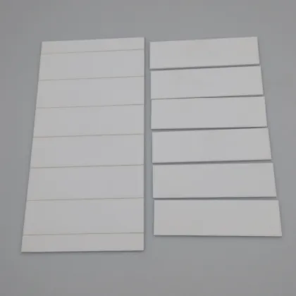 96% White Alumina Ceramic Plate - Insulating Ceramics Sheet 51x15x1.0mm