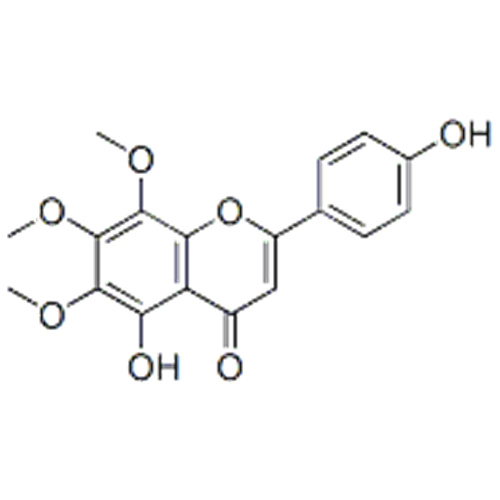 4H-1-Benzopyran-4-one, 5-idrossi-2- (4-idrossifenil) -6,7,8-trimetossi CAS 16545-23-6