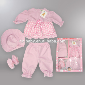 2015 baby gift set suit baby clothes wholesale kid clothing for girls