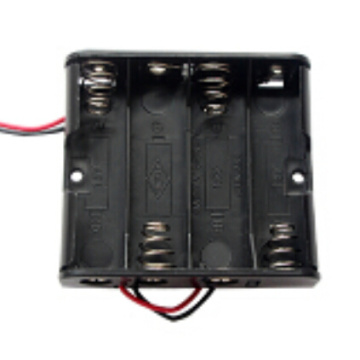 4 AA Battery Holders Case Box Tray