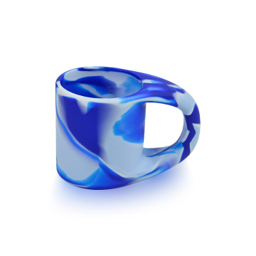 Durable Silicone Cup with Wear-resistant Handle and Soft Comfort