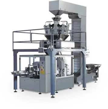 High-Speed Automatic Machine for Zipper Bag Premade Doypack Gummy Bear Candy Counting, Filling, Packing, and Packaging