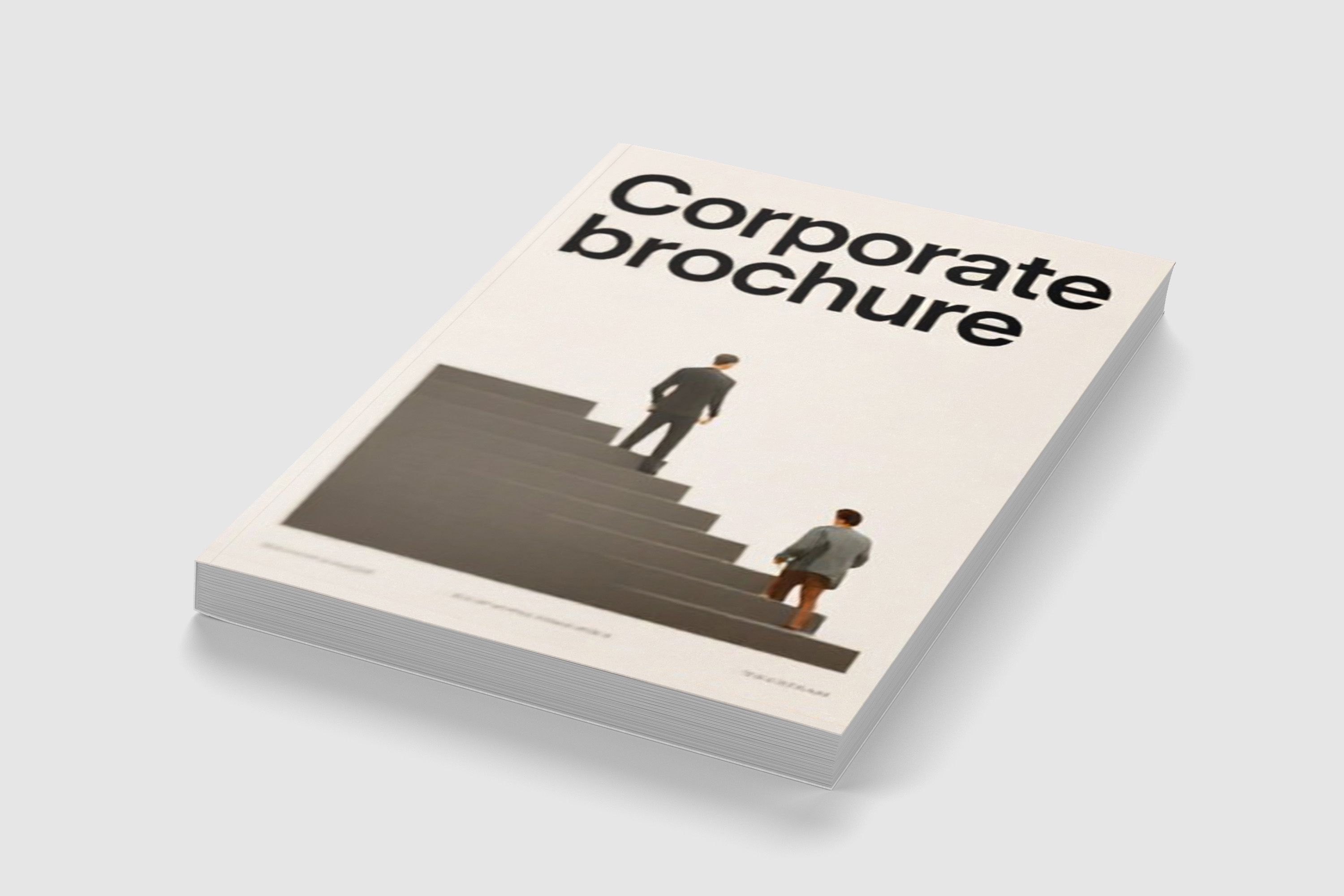 Glue binding book brochures