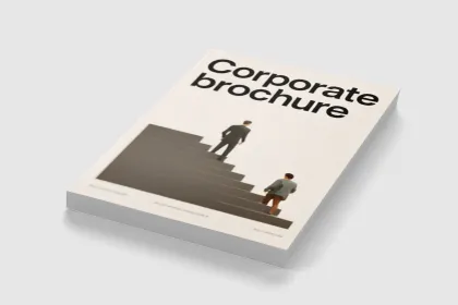 Glue binding book brochures