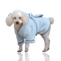 पालतू कुत्ता हुडेड पजामा बाथरोब डॉग परिधान